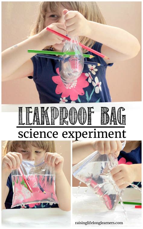 leak proof bag experiment|Leakproof Bag Experiment